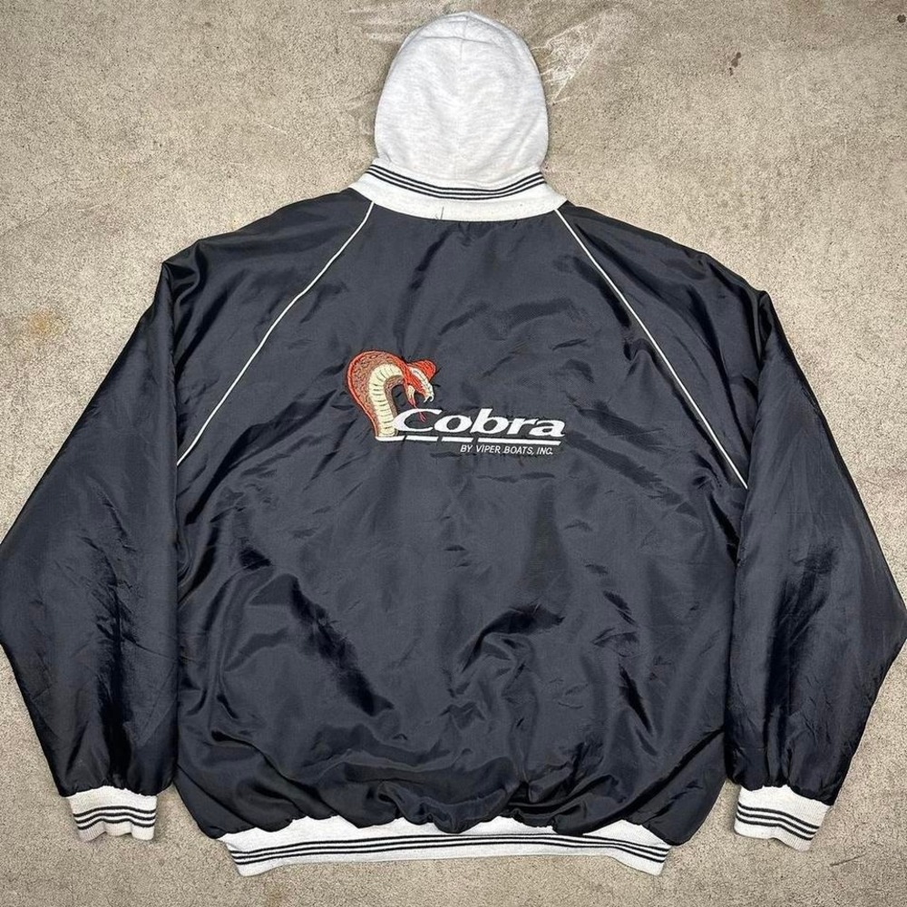 Vintage Westark Cobra by Viper Boats Embroidered Hooded Jacket